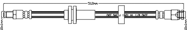 Brake Hose (JBH1173)