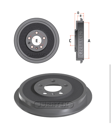 Brake Drum (JDR098)