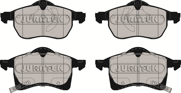 Brake Pad Set, disc brake (JCP1295)