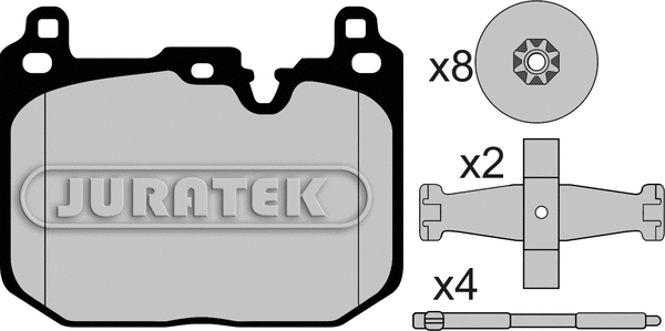 Brake Pad Set, disc brake (JCP8231)