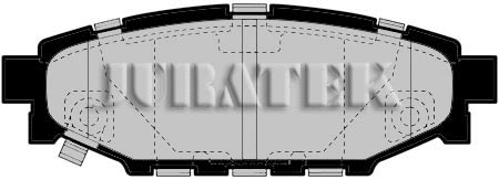 Brake Pad Set, disc brake (JCP1947)
