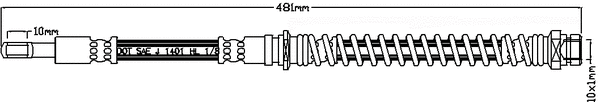 Brake Hose (JBH1016)