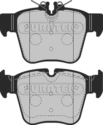 Brake Pad Set, disc brake (JCP8319)