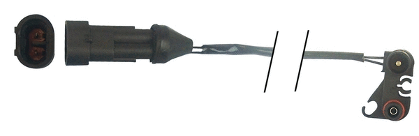 Warning Contact, brake pad wear (JCW128)