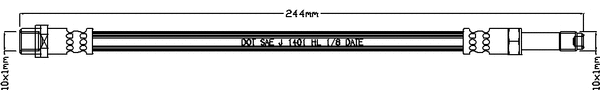 Brake Hose (JBH1102)