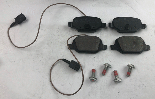 Brake Pad Set, disc brake (JCP4321)