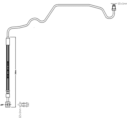 Brake Hose (JBH1156L)