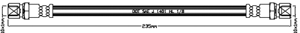 Brake Hose (JBH1003)