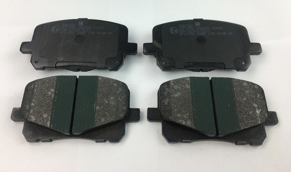 Brake Pad Set, disc brake (JCP1752)