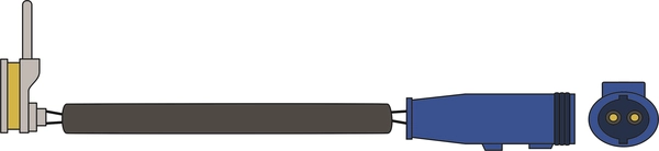 Warning Contact, brake pad wear