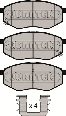 Brake Pad Set, disc brake (JCP8112)