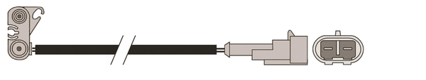 Warning Contact, brake pad wear