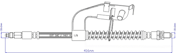 Brake Hose (JBH1043R)