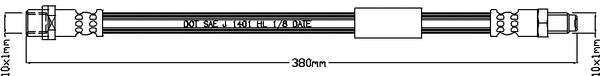 Brake Hose (JBH1219)