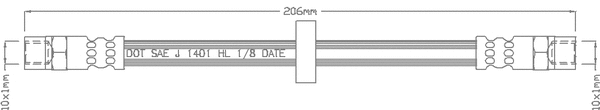 Brake Hose (JBH1051)