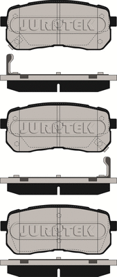 Brake Pad Set, disc brake (JCP187)