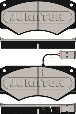 Brake Pad Set, disc brake (JCP709)