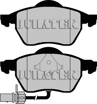 Brake Pad Set, disc brake (JCP1717)