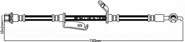 Brake Hose (JBH1344R)