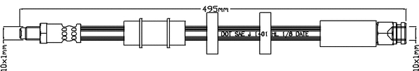 Brake Hose (JBH1104)