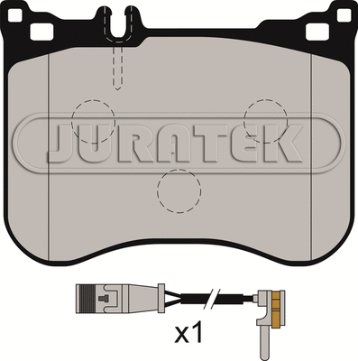 Brake Pad Set, disc brake (JCP8233)