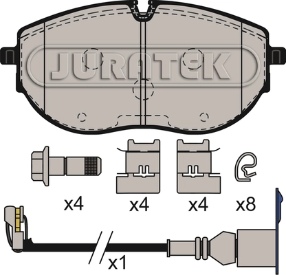 Brake Pad Set, disc brake (JCP4073)