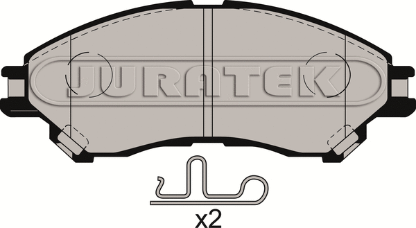 Brake Pad Set, disc brake (JCP8172)