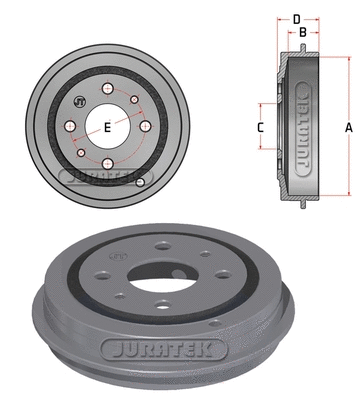 Brake Drum (JDR018)