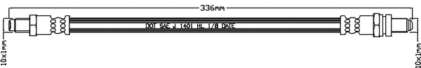 Brake Hose (JBH1065)