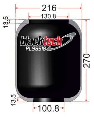 Bellow, air suspension (RL98518)