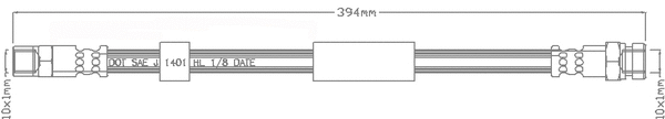 Brake Hose (JBH1276)