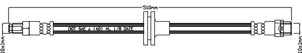Brake Hose (JBH1069)