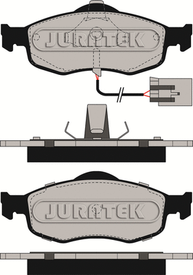 Brake Pad Set, disc brake (JCP766)