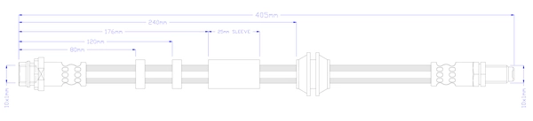 Brake Hose (JBH1393)