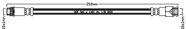 Brake Hose (JBH1046)