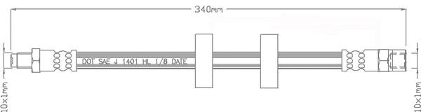 Brake Hose (JBH1005)