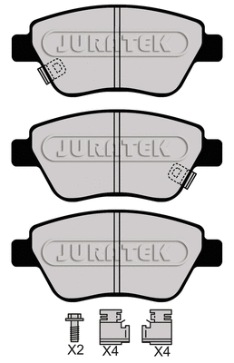 Brake Pad Set, disc brake (JCP4267)