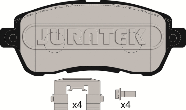 Brake Pad Set, disc brake (JCP8211)