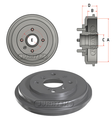 Brake Drum (JDR038)