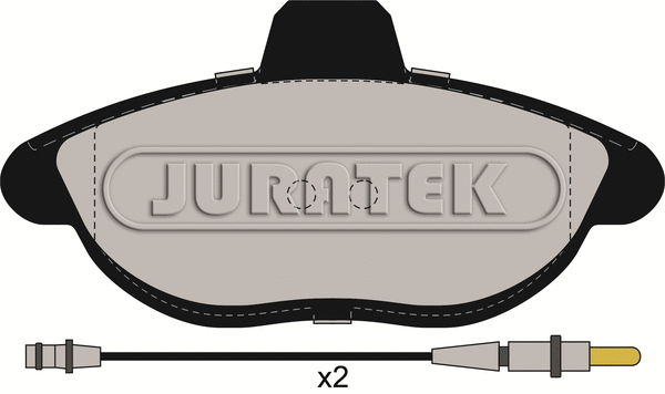 Brake Pad Set, disc brake (JCP935)