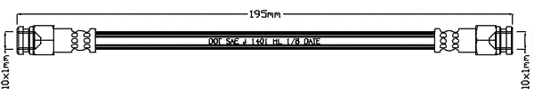 Brake Hose (JBH1267)