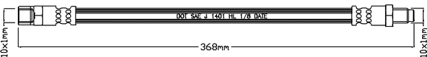 Brake Hose (JBH1059)