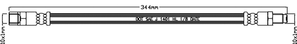 Brake Hose (JBH1210)