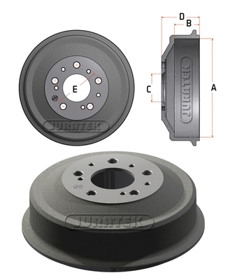 Brake Drum (JDR011)