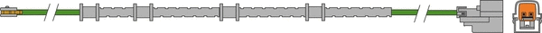 Warning Contact, brake pad wear