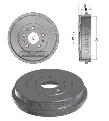 Brake Drum (JDR039)