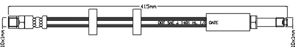 Brake Hose (JBH1168)
