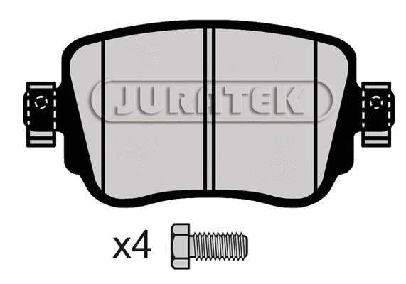 Brake Pad Set, disc brake (JCP4485)