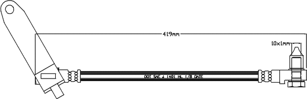 Brake Hose (JBH1137R)