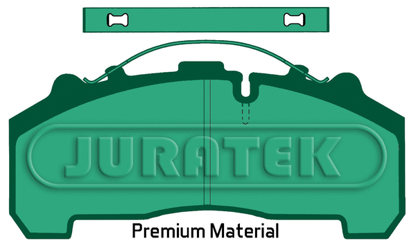 Brake Pad Set, disc brake (JCP2000)